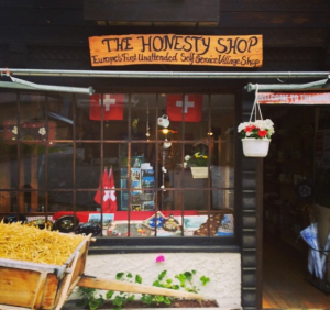 The Honesty Shop in Gimmelwald, Switzerland restored my faih in humanity if only a tiny little bit.No one runs the store. It works comletley on an honor system.